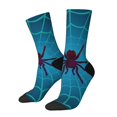 thumbnail image 1 of Vsdgher Spider And Cobweb Crew Socks for Men & Women, Breathable Casual Athletic Ankle Socks, 1 of 6