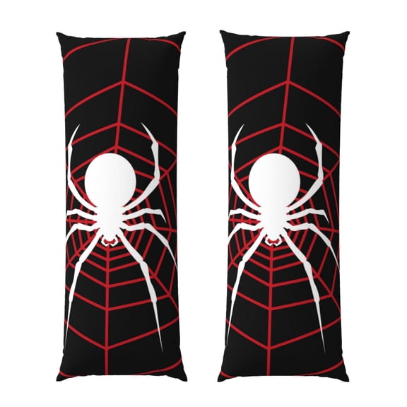 Vsdgher Spider On The Web Body Pillow Cover, Pillowcases with Hidden Zipper Breathable Long Pillow Case (Pillows are not included,20x54 inch)