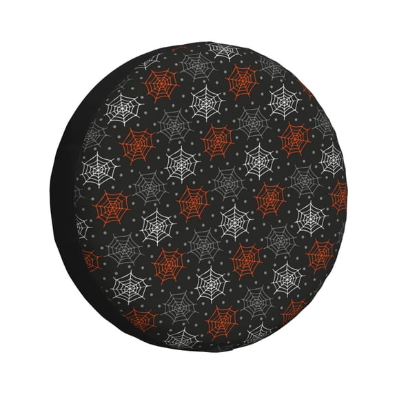 Vsdgher Spider Web for Spare Tire Cover, Tire Wheel Protector Wheel Cover Fit for Truck,Trailer,RV,SUV,Camper and Most Vehicle-15 inch