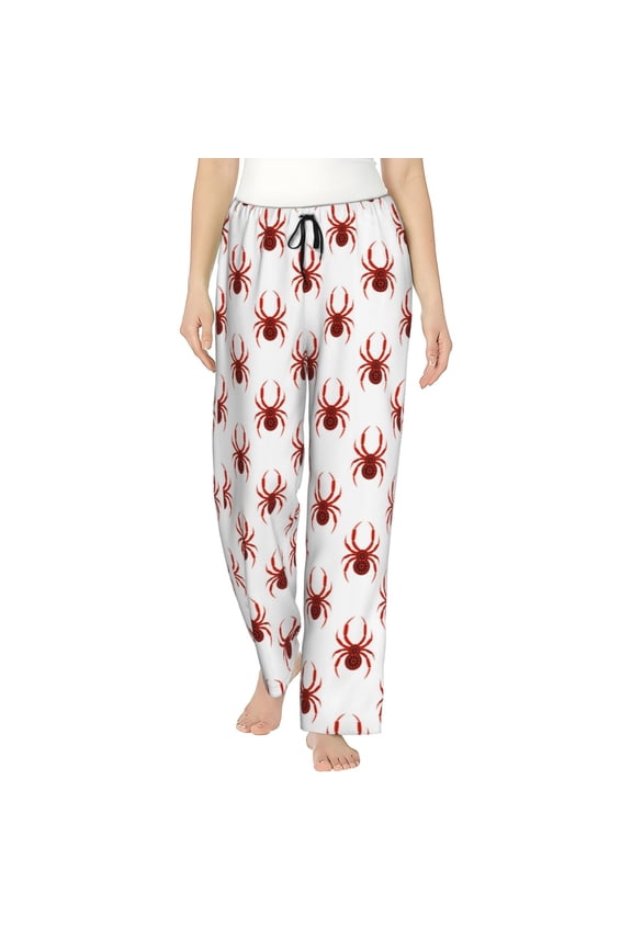 Spiders Insects Women’s Womens Pajama Pants, Lounge Wide Leg PantsLounge Pants,Sleep Bottoms, Lounge for Women-XX-Large