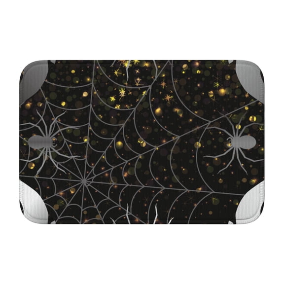 Vsdgher Spiderweb Bats And A Spider Hem Mat 40x60 - Multipurpose Doormat for Indoor & Outdoor Use - Welcome Your Guests with our Entrance Mat