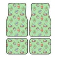 thumbnail image 1 of Vsdgher Spring Gnome Car Foot Mat Set of 4 Pieces Universal Floor Liner Car Accessories Fits Most Cars, Trucks, Vans, sedans, SUV, 1 of 7