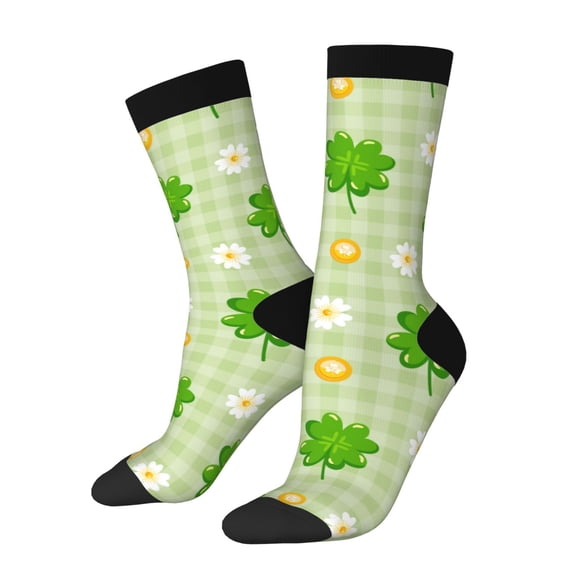 Vsdgher St Patrick's Day11 Crew Socks for Men & Women, Breathable Casual Athletic Ankle Socks