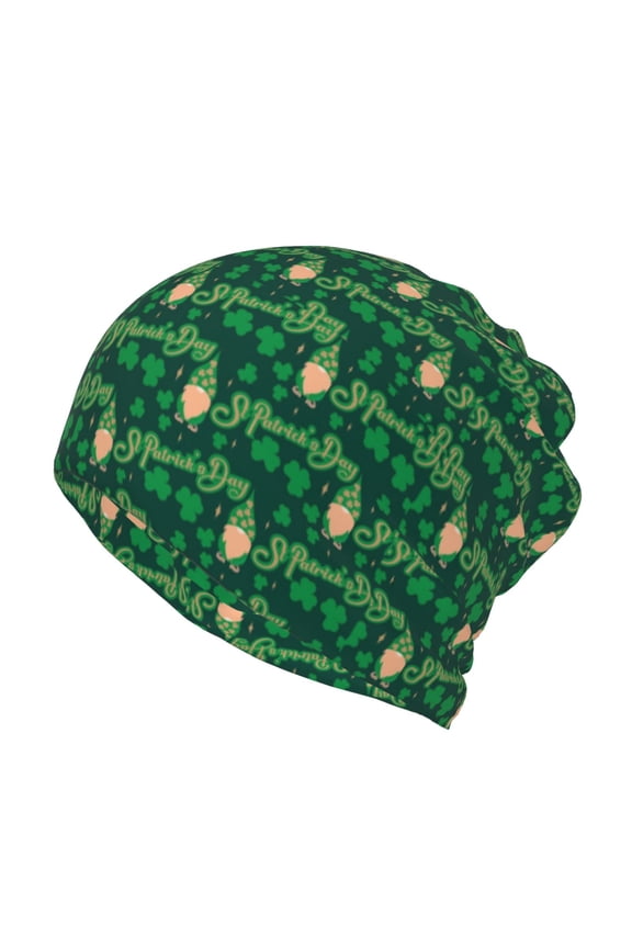 St Patrick's Day9 Slouchy Beanie Hat for Men/Women, Skull Cap Chemo Cap Night Sleeping Cap