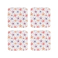 thumbnail image 1 of Vsdgher Starfish 1 Leather Coasters for Drinks, Durable Drink Coasters 4 Set for Tabletop Protection, Luxurious Home Décor and Housewarming Gift ( {designName})Square, 1 of 6