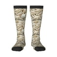 thumbnail image 1 of Vsdgher Starfish and Sea Shells Print Thigh High Socks Extra Long Stretchy Sock Women Over Knee High Opaque Stocking Daily Wear, 1 of 5