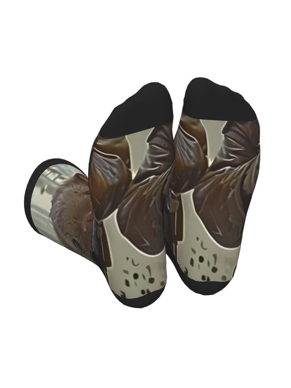Steampunk Space Mice Warriors Unisex Crew Socks Lightweight Breathable Ventilation Ankle Socks, Mid-calf socks for Daily