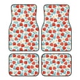 thumbnail image 1 of Vsdgher Strawberries Car Foot Mat Set of 4 Pieces Universal Floor Liner Car Accessories Fits Most Cars, Trucks, Vans, sedans, SUV, 1 of 7