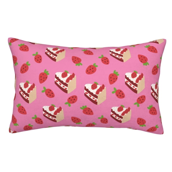 Vsdgher Strawberry Cake Print Pillow Cases -Iconic Collection Pillowcases -Extra Soft, Not easy to deform,not pilling Export quality