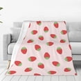 thumbnail image 1 of Vsdgher Strawberry Ultra-Soft Micro flannel Blanket Throw Blankets for Couch Sofa, Bed (4 sizes)-60"x50", 1 of 7
