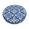 thumbnail image 1 of Vsdgher Stylized Flowers Vintage Boho Print Stool Covers Round,Stretch Round Stool Covers Washable Stool Cushion Slipcover Elastic Chair Covers for 12-14 Inch Chair, 1 of 7