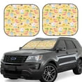 thumbnail image 1 of Vsdgher Summer Animals Print Car Windshield Sun Shade, Reflective Sunshade Window Sunshade Sun Visor Protector Fit for Cars,Trucks,SUVs-Medium, 1 of 6