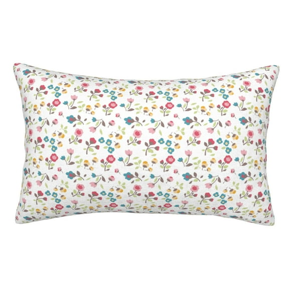 Vsdgher Summer Floral Print Pillow Cases -Iconic Collection Pillowcases -Extra Soft, Not easy to deform,not pilling Export quality