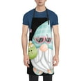thumbnail image 1 of Vsdgher Summer Gnome,Cute Gnome Waterproof Apron with 2 Pockets Kitchen Chef Aprons Bibs for Grooming Cooking Baking Painting Gardening, 1 of 8
