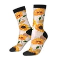thumbnail image 1 of Vsdgher Sunflower 5 Crew Socks for Men & Women, Breathable Casual Athletic Ankle Socks, 1 of 6