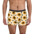 thumbnail image 1 of Vsdgher Sunflowers And Bee Pattern Men's Boxer Brief Underwear,Soft Funny Underwear for Men-Large, 1 of 5