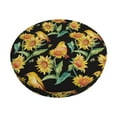 thumbnail image 1 of Vsdgher Sunflowers And Bird Print Stool Covers Round,Stretch Round Stool Covers Washable Stool Cushion Slipcover Elastic Chair Covers for 12-14 Inch Chair, 1 of 7