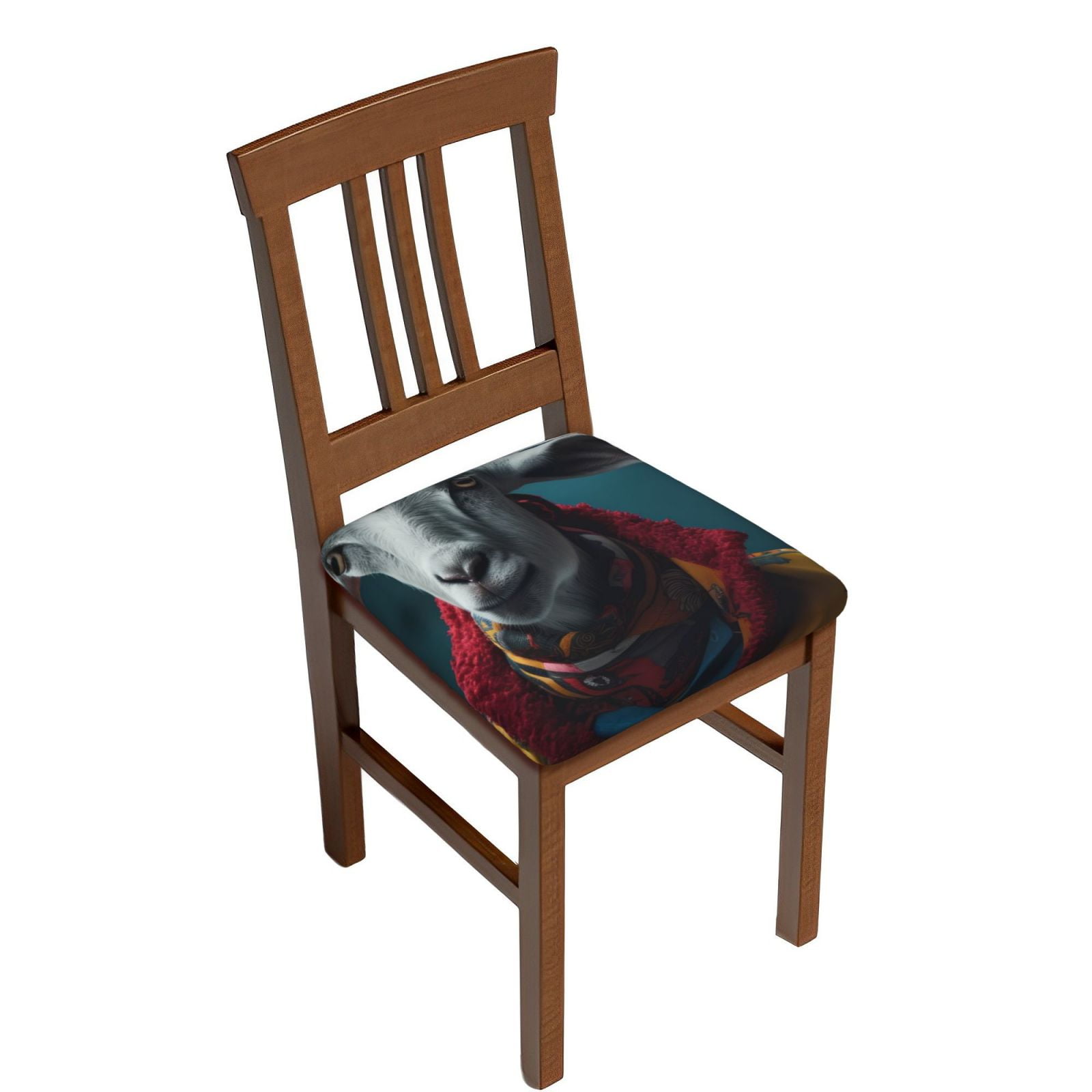Vsdgher Surrealist Goat Couch Cushion Covers, Non-Slip Sofa Seat Cushion Slipcovers, Soft Couch Covers（Don't include seat cushion）Six Piece