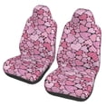 thumbnail image 1 of Vsdgher Sweet Heart Automotive Seat Covers for Cars Trucks and SUVs – Car Seat Covers for Truck Seat Protectors Set of 2, 1 of 7