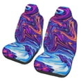 thumbnail image 1 of Vsdgher Swirl Print Blue Purple Automotive Seat Covers for Cars Trucks and SUVs – Car Seat Covers for Truck Seat Protectors Set of 2, 1 of 7