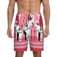 thumbnail image 1 of Vsdgher Thai elephant Print Men's Pajama Shorts Lounge Bottoms Sleep Shorts Elastic Waist Lightweight PJ Shorts with Pockets-Large, 1 of 6
