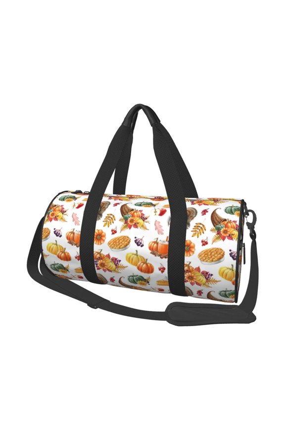 Thanksgiving Turkeys 1 45L Foldable Duffel Bag, Sports Gym Bag,Overnight Bag, Portable Weekender Bag for Airplanes