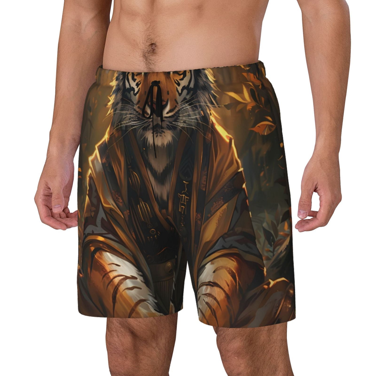 Snow Tiger - Sustainably Made Men's swim trunks