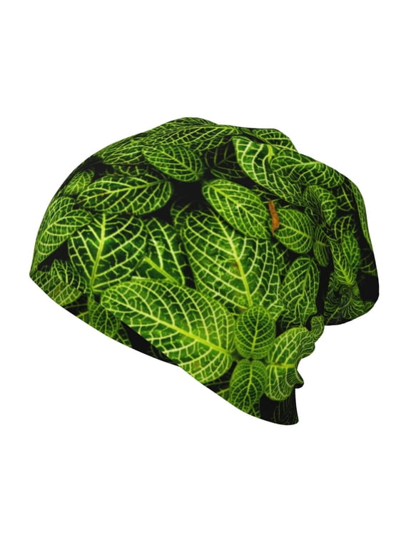 Tiny Green Fern Leaves Toddler Beanie Baby Boys Girls Beanies Kids Winter Hats Children Knit Warm Caps