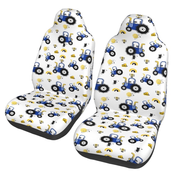 Vsdgher Tractor And Vehicle Automotive Seat Covers for Cars Trucks and SUVs – Car Seat Covers for Truck Seat Protectors Set of 2