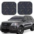 thumbnail image 1 of Vsdgher Tropical Butterfly Print Car Windshield Sun Shade, Reflective Sunshade Window Sunshade Sun Visor Protector Fit for Cars,Trucks,SUVs-Small, 1 of 6