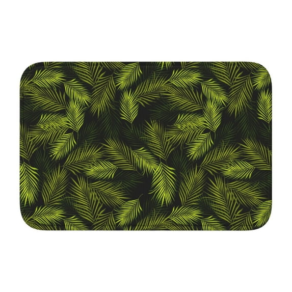 Vsdgher Tropical Palm Leaves Fern Leaf Hem Mat 40x60 - Multipurpose Doormat for Indoor & Outdoor Use - Welcome Your Guests with our Entrance Mat