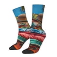thumbnail image 1 of Vsdgher Tropical Vacation Essentials Crew Socks for Men & Women, Breathable Casual Athletic Ankle Socks, 1 of 6