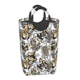 thumbnail image 1 of Vsdgher Tulips Flowers Print Square Laundry Bag Large Collapsible Dirty Clothes Bags With Handles Waterproof Essentials Storage For College Dorm, Family, 1 of 6
