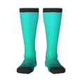thumbnail image 1 of Vsdgher Turquoise Light Blue Knee Socks, High Socks Long Stretchy Sock Women Knee High Stocking, Long Socks for Women, 1 of 6