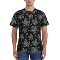 thumbnail image 1 of Vsdgher Turtle Print Men's Dry Fit Mesh Athletic Shirts Moisture Wicking Tennis T-Shirt Tops, 1 of 9