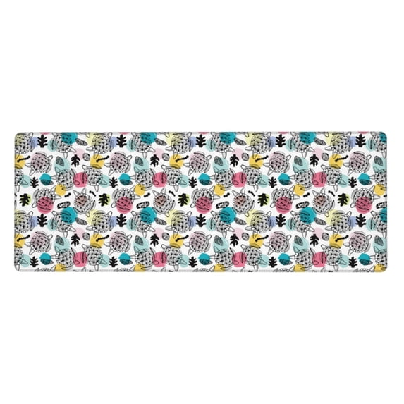 Vsdgher Turtle for Mouse Pad with Stitched Edges,Desk mat for Laptop,Computer & PC, Wristing Pad for Gamer,Office & Home,12 x 31.5 in
