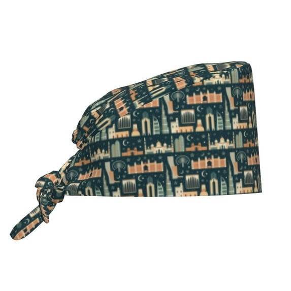 Vsdgher UAE Travel1 1 Men Women Adjustable Cap Working Hat Tie Back Cap, Work Cap