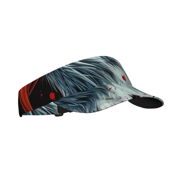 Vsdgher USA Bald Eagle Print Adult Sunscreen Visor Cap,1 Piece of Sport Sun Visor Hats Adjustable Sun Hat for Outdoor Activities Fits for Women and Men (One Size)
