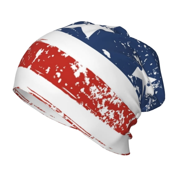 Vsdgher USA Colors Stripes1 Toddler Beanie Baby Boys Girls Beanies Kids Winter Hats Children Knit Warm Caps
