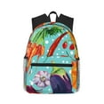 thumbnail image 1 of Vsdgher Vegetable Print Unisex Large Capacity Bookbag Schoolbag Casual Daypack for High School/College/Teens/Travel/Work, 1 of 8