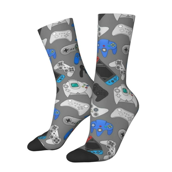Vsdgher Video Game Crew Socks for Men & Women, Breathable Casual Athletic Ankle Socks