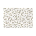 thumbnail image 1 of Vsdgher Vintage Stylized White Color print Flannel Anti-Slip Floor Mat Comfort Mat Floor Carpet for Decor, Non-Slip, Home, Office, Laundry, Durable, 1 of 5