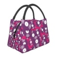 thumbnail image 1 of Vsdgher Vintage Vinyl Record Print Insulated Reusable Bags with Sturdy Zipper and Handles, Foldable Totes for Hot or Cold Food Bring or Delivery, 1 of 1