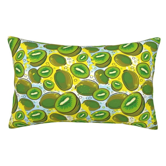 Vsdgher Watercolor Kiwi Fruits Summer Print Pillow Cases -Iconic Collection Pillowcases -Extra Soft, Not easy to deform,not pilling Export quality