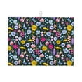 thumbnail image 1 of Vsdgher Watercolor Meadow Flowers Dish Drying Mat Super Absorbent Drying Mat Large Dish Drying Mats for Kitchen Counter Kitchen Drying Mat 24" x 18", 1 of 7