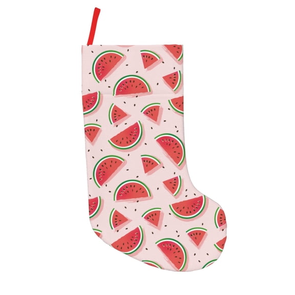Vsdgher Watermelon Christmas Stockings 18 inch Large Kids Stocking Bags Hanging Socks for Christmas Decor Decorations