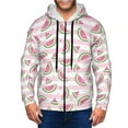 Vsdgher Watermelon Mens Hoodies Zip Hoodie, Hoodies for Men, Zip-up ...