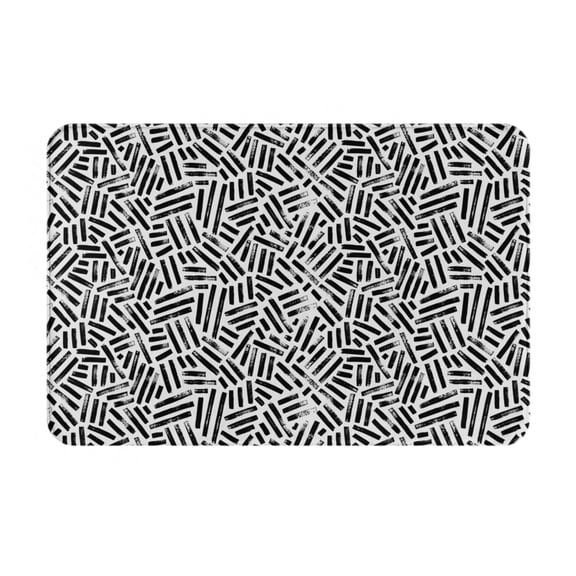 Vsdgher Weave Geometric print Flannel Anti-Slip Floor Mat Comfort Mat Floor Carpet for Decor, Non-Slip, Home, Office, Laundry, Durable