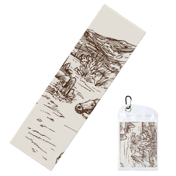 Vsdgher Western Desert Cowboys3 Cooling Towel (40"x12"), Soft Breathable Chilly Towel, Ice Towel, Microfiber Towel for Sport, Workout & More Activities