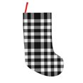 thumbnail image 1 of Vsdgher White And Black Plaid Christmas Stockings 18 inch Large Kids Stocking Bags Hanging Socks for Christmas Decor Decorations, 1 of 7